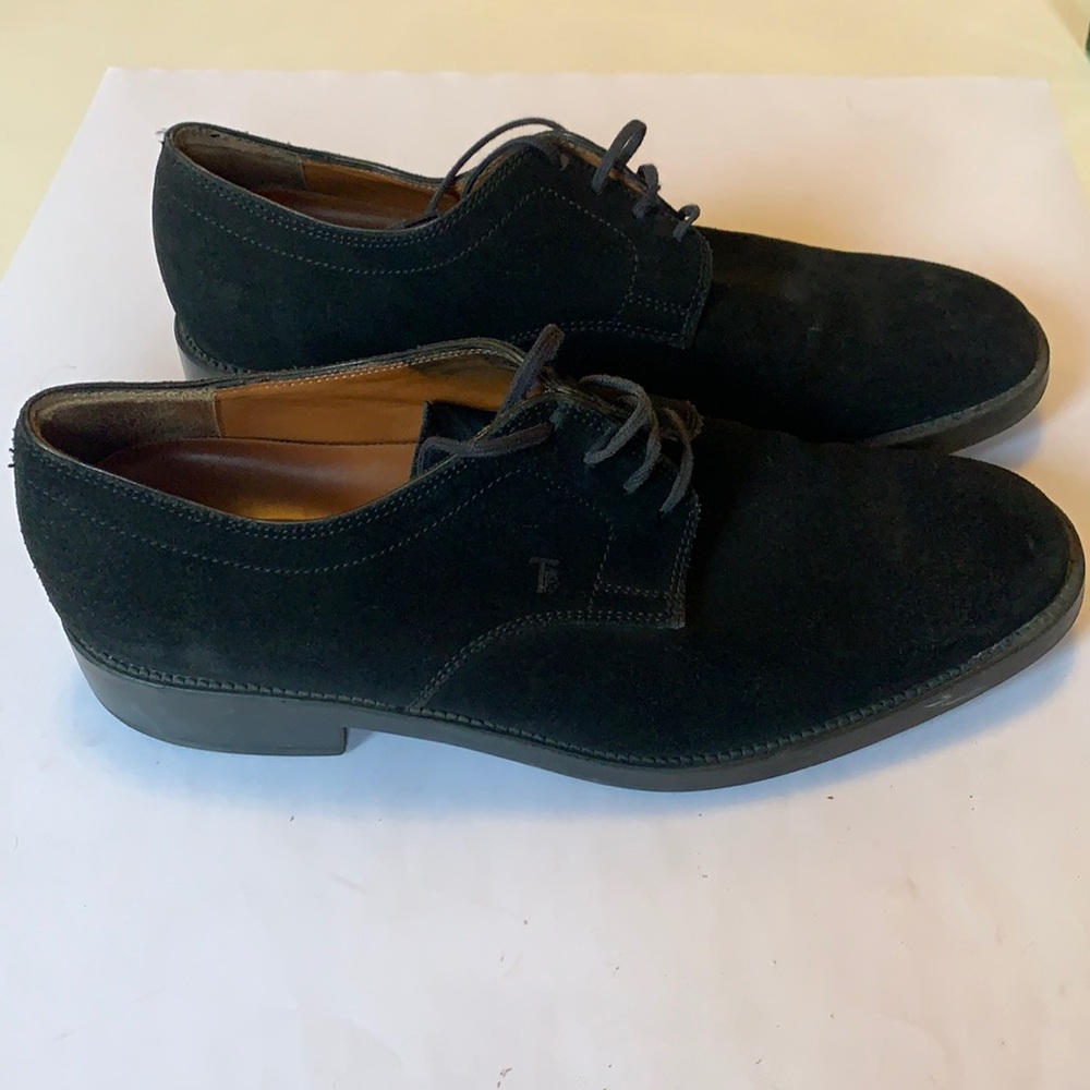 Black Tod’s Suede Derby shoes